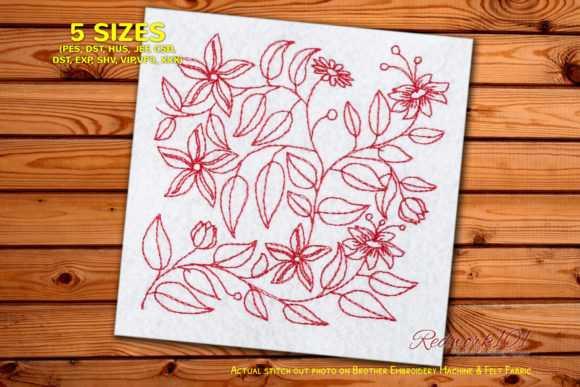 Abstract Decorative Seamless Pattern Review for Real Embroidery Projects