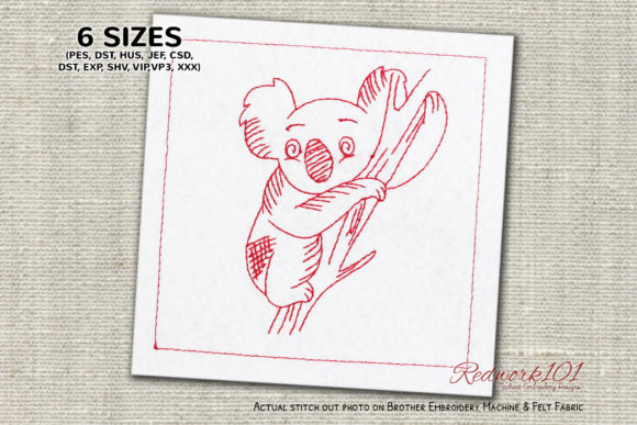 Baby Koala: A Charming Addition to Small Business Embroidery
