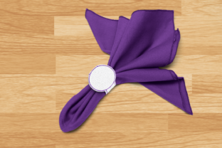 Blank Napkin Ring Circle: A Versatile Embroidery Design for Holiday Crafting