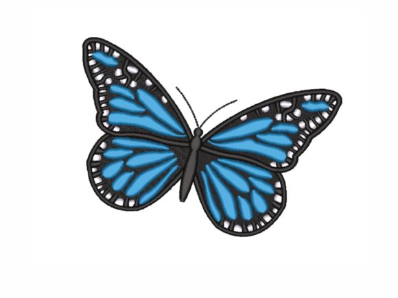 Blue Butterfly: A Fresh Touch for Personalized Embroidery Gifts