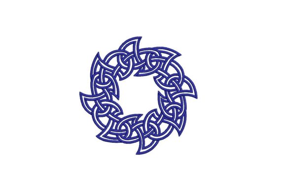 Celtic Circle Motif: A Seasonal Embroidery Gem