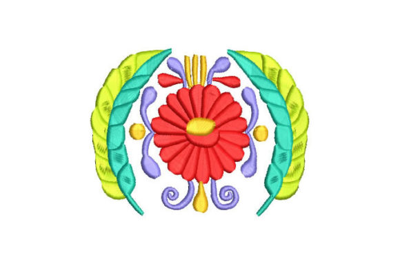 Colorful Flower Crown: A Versatile Embroidery Design for Personalized Gifts