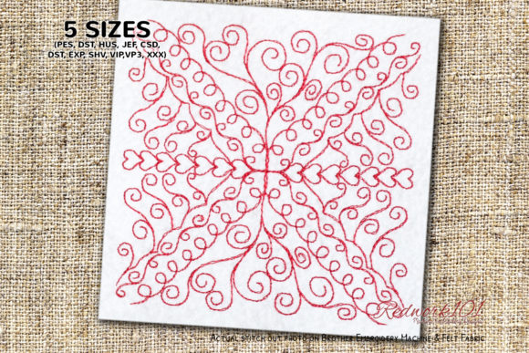 Decorative Pattern: A Seasonal Embroidery Gem