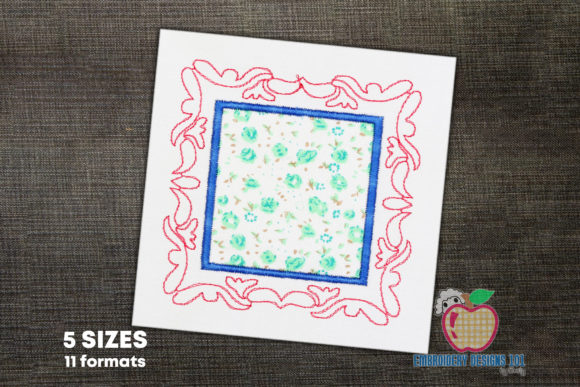 Decorative Square Applique Frame Review for Boutique Apparel