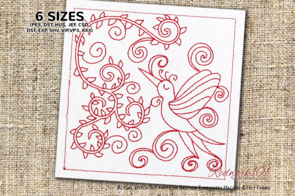 Flying Bird Redwork Design: A Designer’s Review for Business Branding