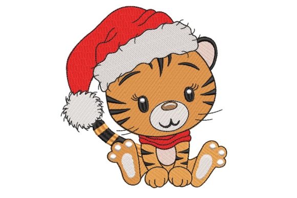 h1Christmas Tiger: A Festive Embroidery Design for Seasonal Crafters/h1