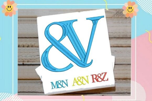 Interlocking Ampersand Letter V Monogram Review