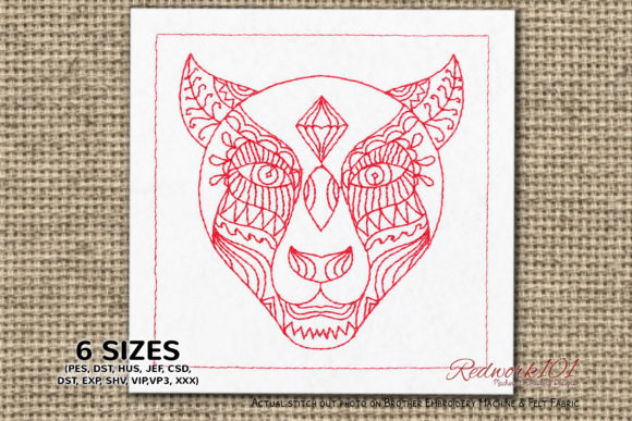 Leopard Zentangle Mandala: A Designer’s Review for Sweatshirt Embroidery