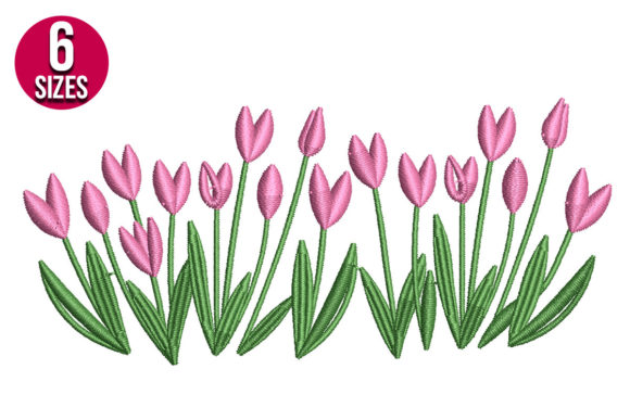 Reviewing Tulip Flowers: A Fresh Floral Embroidery for Personalized Gifts
